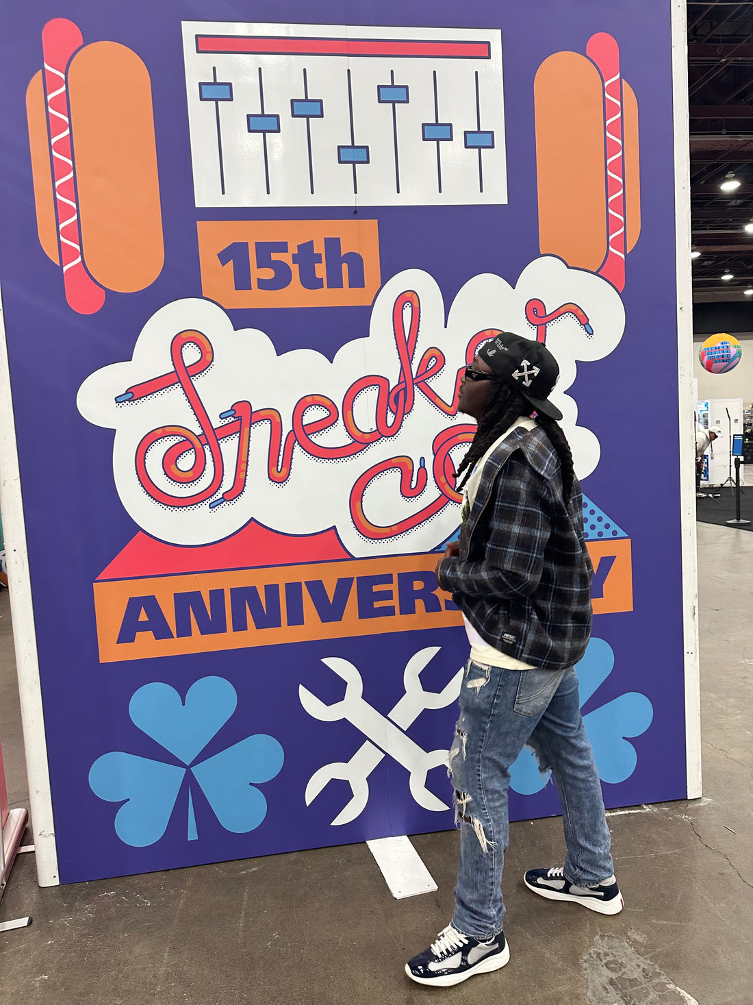 E’Neal attends Sneaker Con