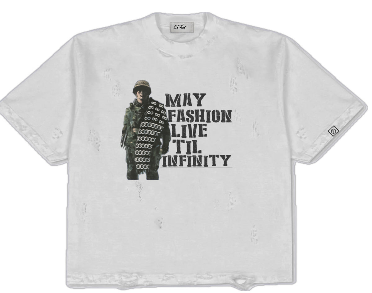 “Boot Camp” - Distressed T-Shirt
